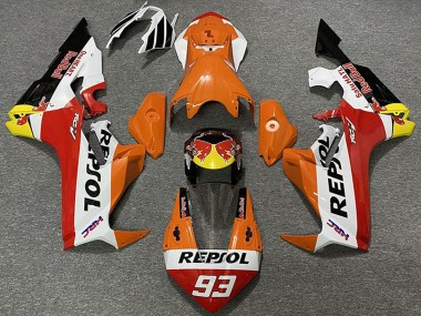 Buy 2017-2023 Orange White Yellow Red Glossy Black Red Bull Repsol 93 Honda CBR1000RR Motorcycle Fairings UK