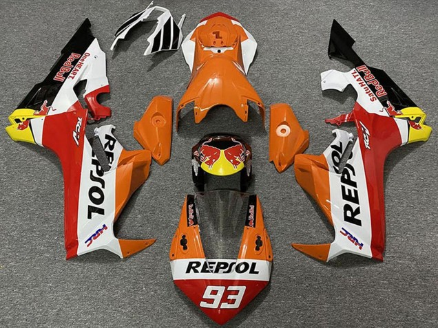 2017-2024 Orange White Yellow Red Glossy Black Red Bull Repsol 93 Honda CBR1000RR Motorcycle Fairings UK