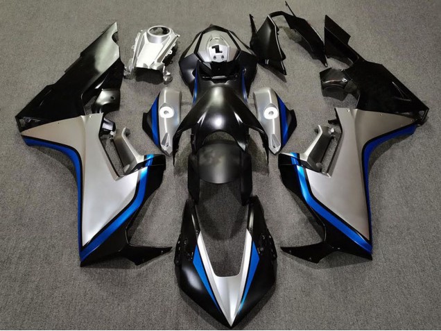 2017-2024 Silver Blue Glossy Black Honda CBR1000RR Motorcycle Fairings UK