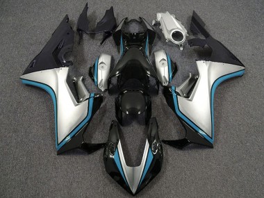 Buy 2017-2024 Silver Light Blue Glossy Black Honda CBR1000RR Motorcycle Fairings UK