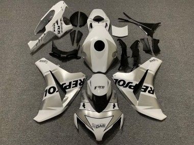 Buy 2008-2011 White Silver Black Repsol Honda CBR1000RR Motorcycle Fairings UK