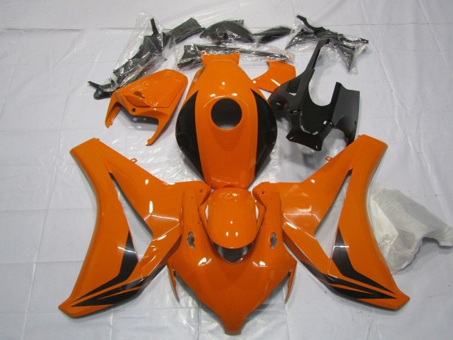 2008-2011 Orange Glossy Black Honda CBR1000RR Motorcycle Fairings UK