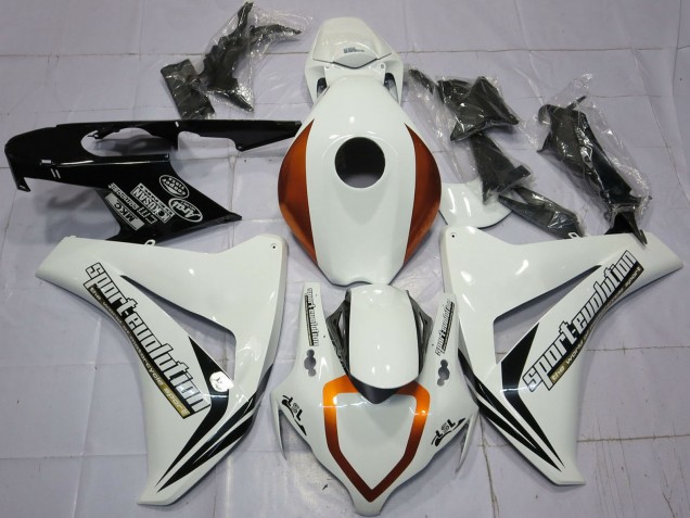 2008-2011 White Red Glossy Black Sport Evolution Honda CBR1000RR Motorcycle Fairings UK
