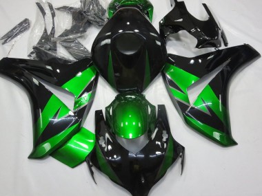 Buy 2008-2011 Green Glossy Black Honda CBR1000RR Motorcycle Fairings UK
