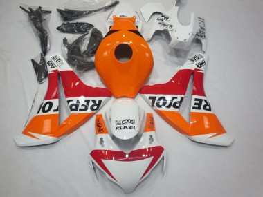 Buy 2008-2011 Orange White Red Glossy Black Repsol Honda CBR1000RR Motorcycle Fairings UK