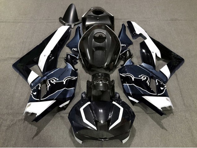 2013-2026 Black Carbon Fiber White Blue Bull Honda CBR600RR Motorcycle Fairings UK