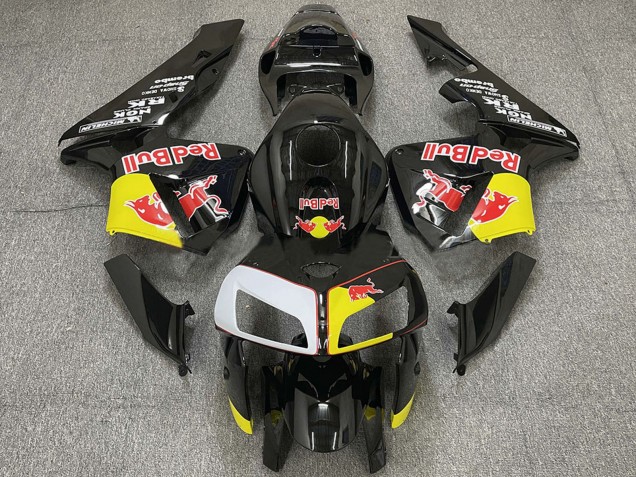 2005-2006 Black Yellow White Red Bull Honda CBR600RR Motorcycle Fairings UK