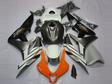 Buy 2007-2008 White Grey Glossy Black Honda CBR600RR Motorcycle Fairings UK