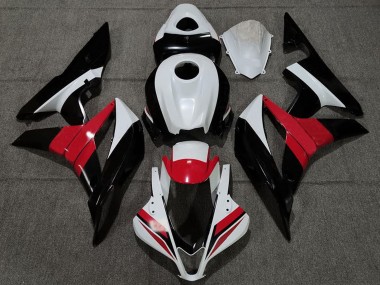 Buy 2007-2008 White Red Glossy Black Honda CBR600RR Motorcycle Fairings UK