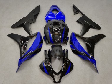 Buy 2007-2008 Blue Glossy Black Honda CBR600RR Motorcycle Fairing UK