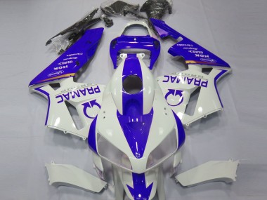Buy 2005-2006 White Blue Pramac Honda CBR600RR Motorcycle Fairings UK