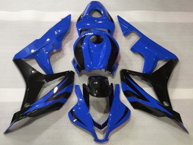 Buy 2007-2008 Blue Glossy Black OEM Style Honda CBR600RR Motorcycle Fairings UK