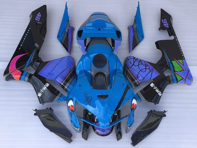 2005-2006 Blue Shark Honda CBR600RR Motorcycle Fairings UK
