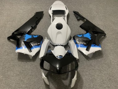 Buy 2003-2004 White Blue Glossy Black Splatter Honda CBR600RR Motorcycle Fairing UK