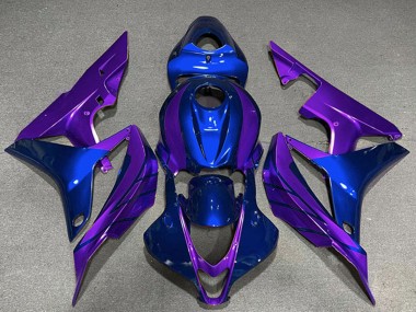Buy 2007-2008 Blue Purple Honda CBR600RR Motorcycle Fairings UK