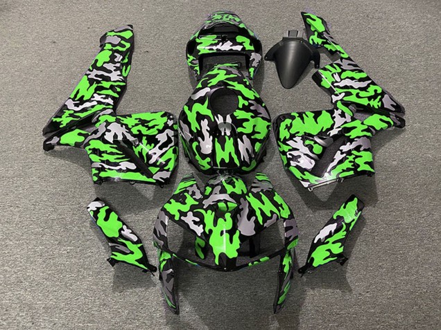 2005-2006 Camouflage Green Honda CBR600RR Motorcycle Fairings UK