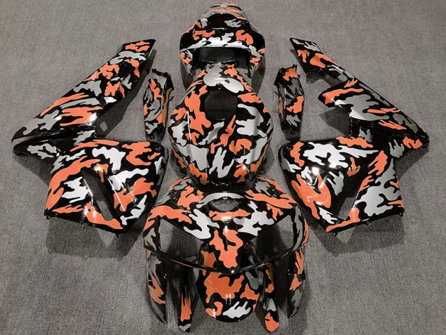 2005-2006 Camouflage Light Orange Honda CBR600RR Motorcycle Fairings UK