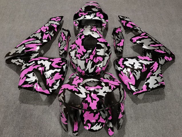 2005-2006 Camouflage Light Pink Honda CBR600RR Motorcycle Fairings UK