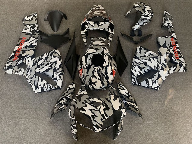2005-2006 Camouflage Red Decals Honda CBR600RR Motorcycle Fairings UK