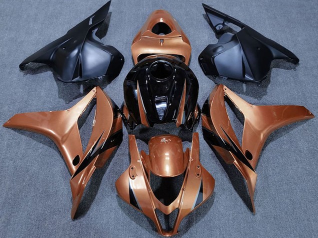 2009-2012 Candy Orange Glossy Black Honda CBR600RR Motorcycle Fairings UK