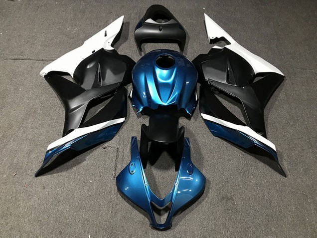 2009-2012 White Blue Matte Black Honda CBR600RR Motorcycle Fairings UK
