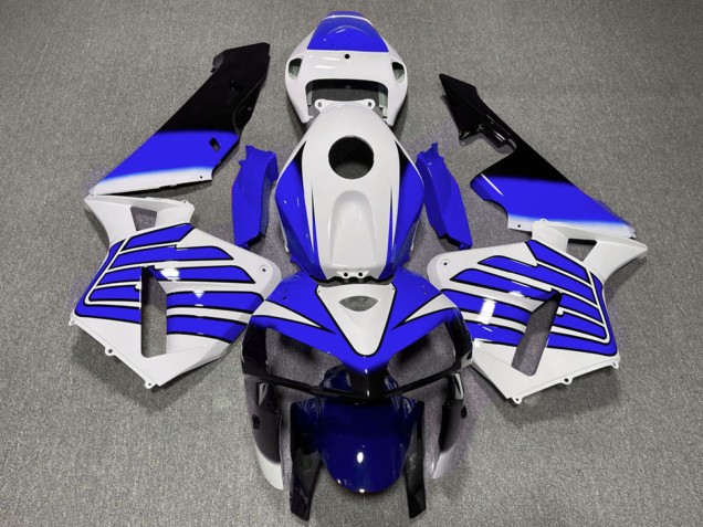 2005-2006 White Blue Wings Honda CBR600RR Motorcycle Fairings UK
