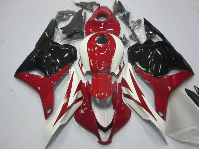 2009-2012 White Red Glossy Black OEM Style Honda CBR600RR Motorcycle Fairings UK