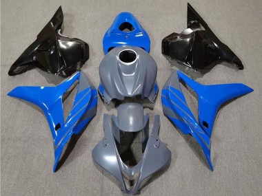 Buy 2009-2012 Grey Blue Glossy Black Honda CBR600RR Motorcycle Fairings UK
