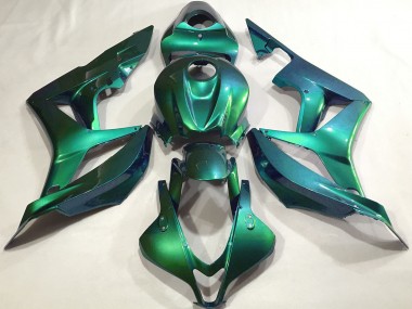 Buy 2007-2008 Emerald Green Plain Honda CBR600RR Motorcycle Fairings UK