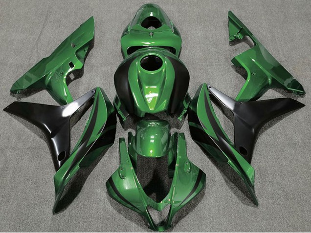2007-2008 Green Glossy Black OEM Style Honda CBR600RR Motorcycle Fairings UK