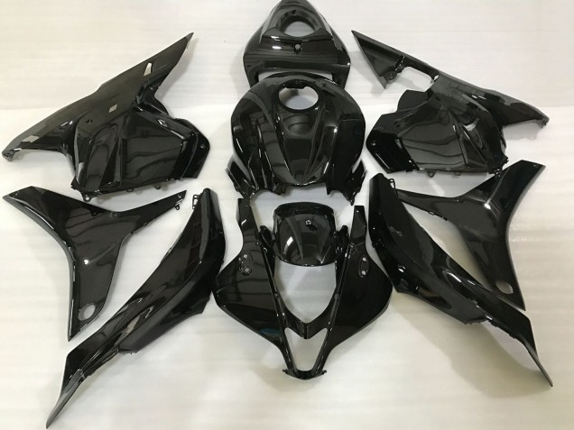 2009-2012 Glossy Black Honda CBR600RR Motorcycle Fairings UK