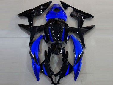 Buy 2007-2008 Blue Glossy Black Honda CBR600RR Motorcycle Fairings UK