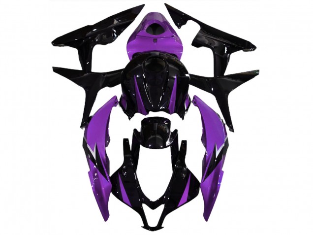 2007-2008 Purple Glossy Black Honda CBR600RR Motorcycle Fairings UK
