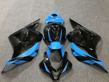 Buy 2009-2012 Sky Blue Glossy Black Honda CBR600RR Motorcycle Fairings UK