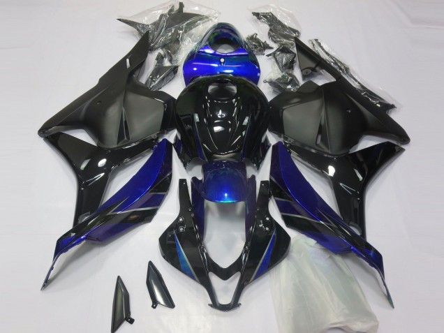 2009-2012 Blue Glossy Black Matte Black Honda CBR600RR Motorcycle Fairing UK