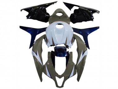 Buy 2009-2012 White Grey Blue Glossy Black Honda CBR600RR Motorcycle Fairings UK
