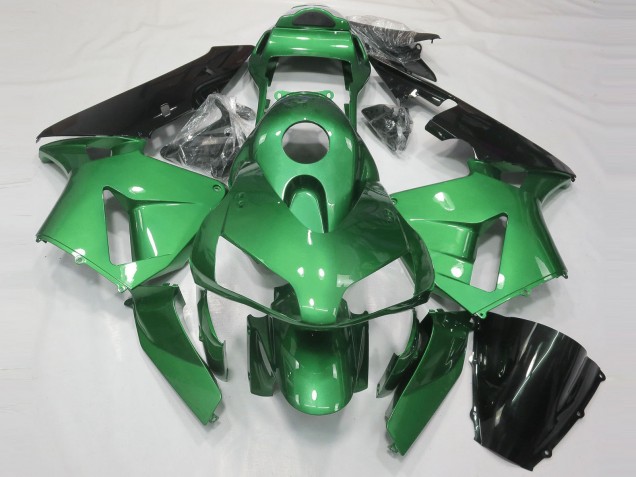 2003-2004 Green Glossy Black Honda CBR600RR Motorcycle Fairing UK