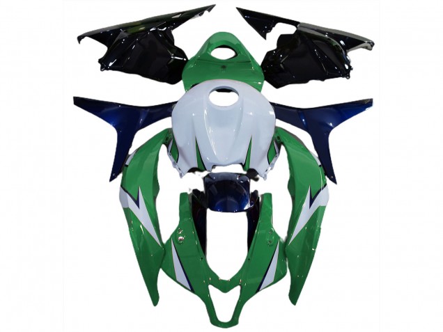 2009-2012 White Green Blue Glossy Black Honda CBR600RR Motorcycle Fairing UK