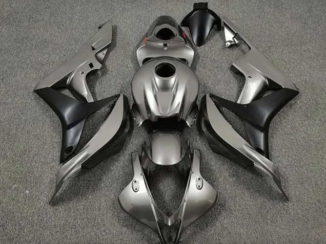 2007-2008 Silver Matte Black Honda CBR600RR Motorcycle Fairings UK