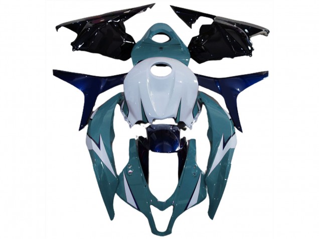 2009-2012 White Blue Glossy Black Honda CBR600RR Motorcycle Fairing Kits UK