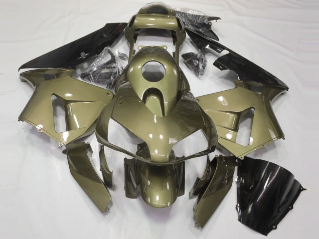 2003-2004 Olive Glossy Black Honda CBR600RR Motorcycle Fairings UK