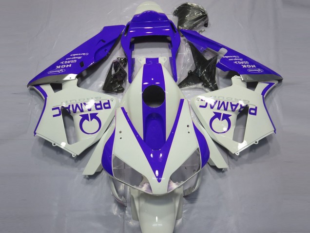 2003-2004 White Blue Pramac Honda CBR600RR Motorcycle Fairings UK