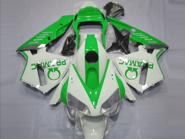 2003-2004 White Green Pramac Honda CBR600RR Motorcycle Fairings UK