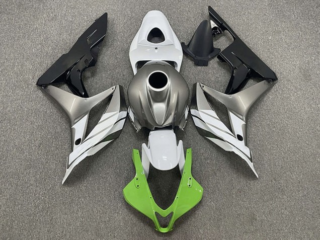 2007-2008 Silver White Green Glossy Black Honda CBR600RR Motorcycle Fairings UK