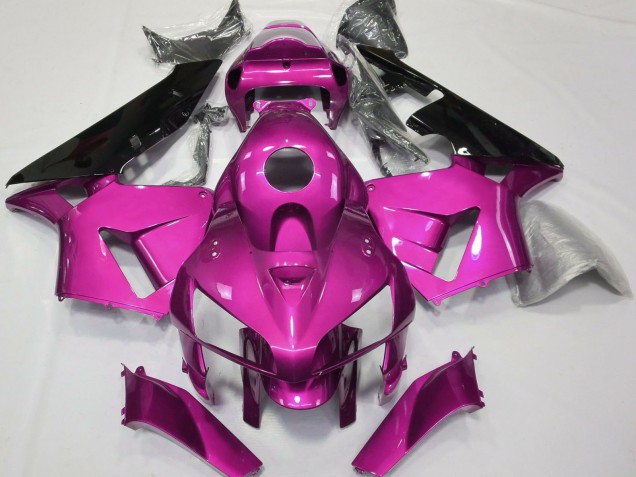 2005-2006 Hot Pink Black CBR Style Honda CBR600RR Motorcycle Fairings UK
