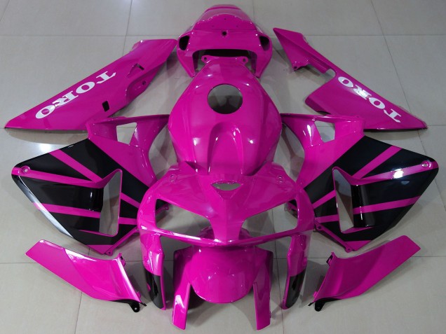 2005-2006 Hot Pink Black OEM Style Honda CBR600RR Motorcycle Fairings UK