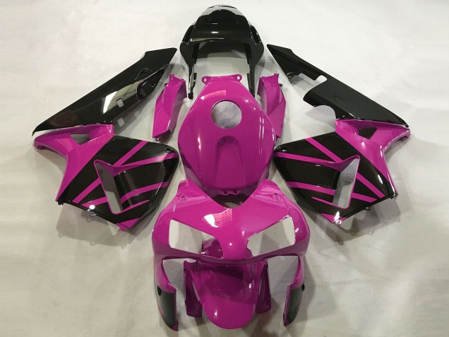 2003-2004 Hot Pink Glossy Black OEM Style Honda CBR600RR Motorcycle Fairings UK