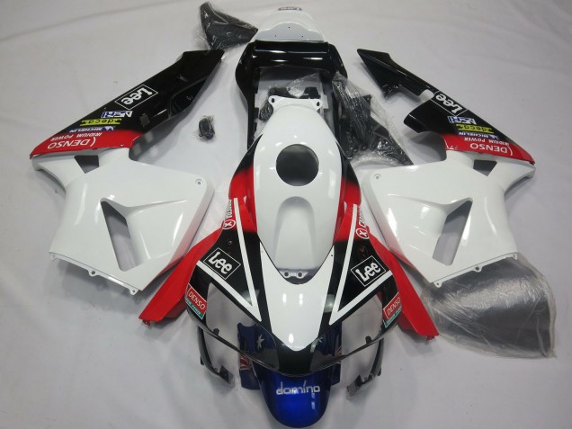 2003-2004 White Red Blue Glossy Black Lee Honda CBR600RR Motorcycle Fairings UK