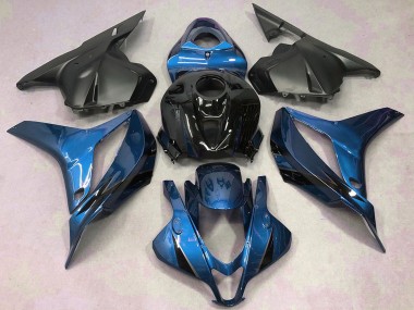 Buy 2009-2012 Blue Glossy Black Matte Black Honda CBR600RR Motorcycle Fairings UK