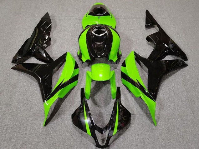 2007-2008 Green Glossy Black Honda CBR600RR Motorcycle Fairing UK